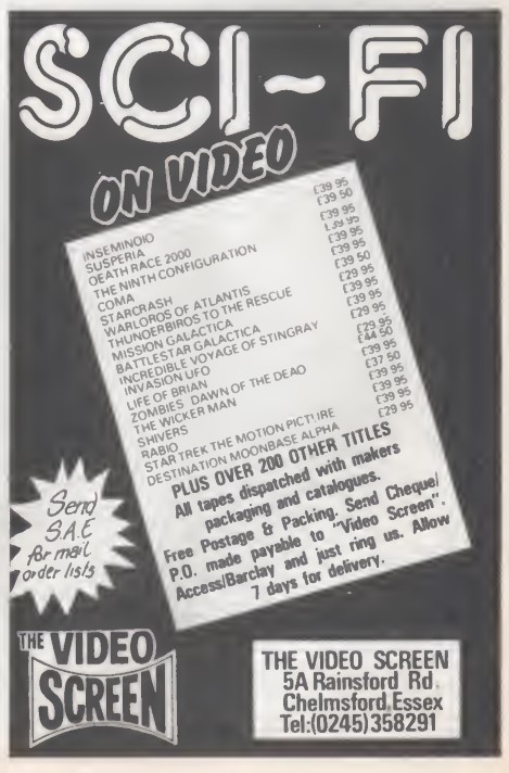 Sci-Fi VHS SB47 1982